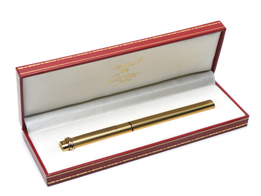 must de cartier gold pen