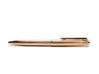 MONTBLANC Masterpiece Meisterstuck 1846 Gold Filled Lever Clip Mechanism 11th "Eleventh Finger" Ballpoint Pen