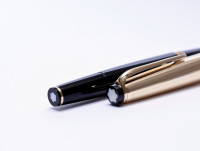 MONTBLANC 72 Masterpiece Meisterstuck Rolled Gold EF Extra Fine Flex Nib Fountain Pen
