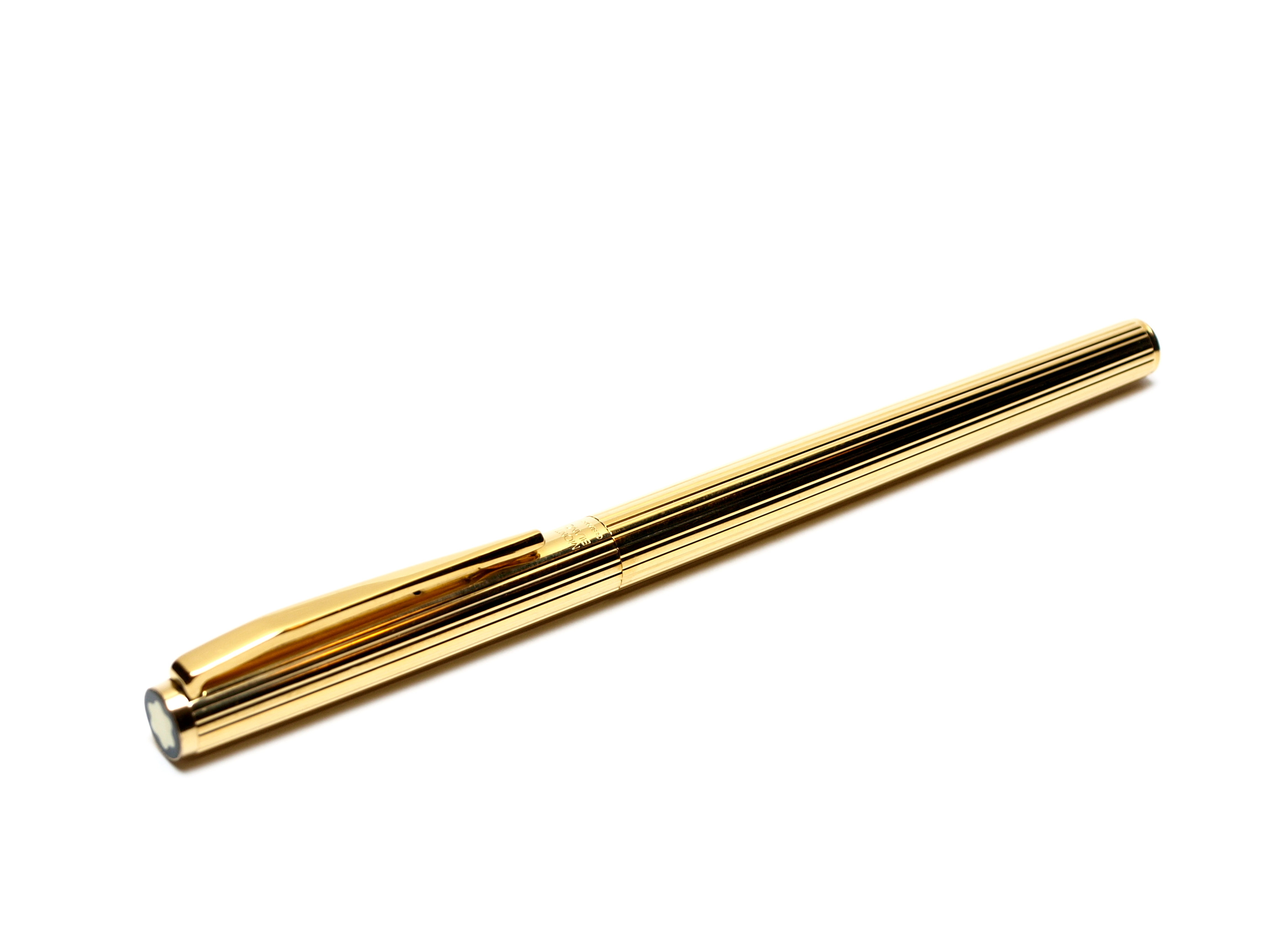 Ter ere van koud Tegenslag 1980's OVERSIZE MONTBLANC Noblesse Oblige Godron EF 14K Gold Nib Fountain  Pen