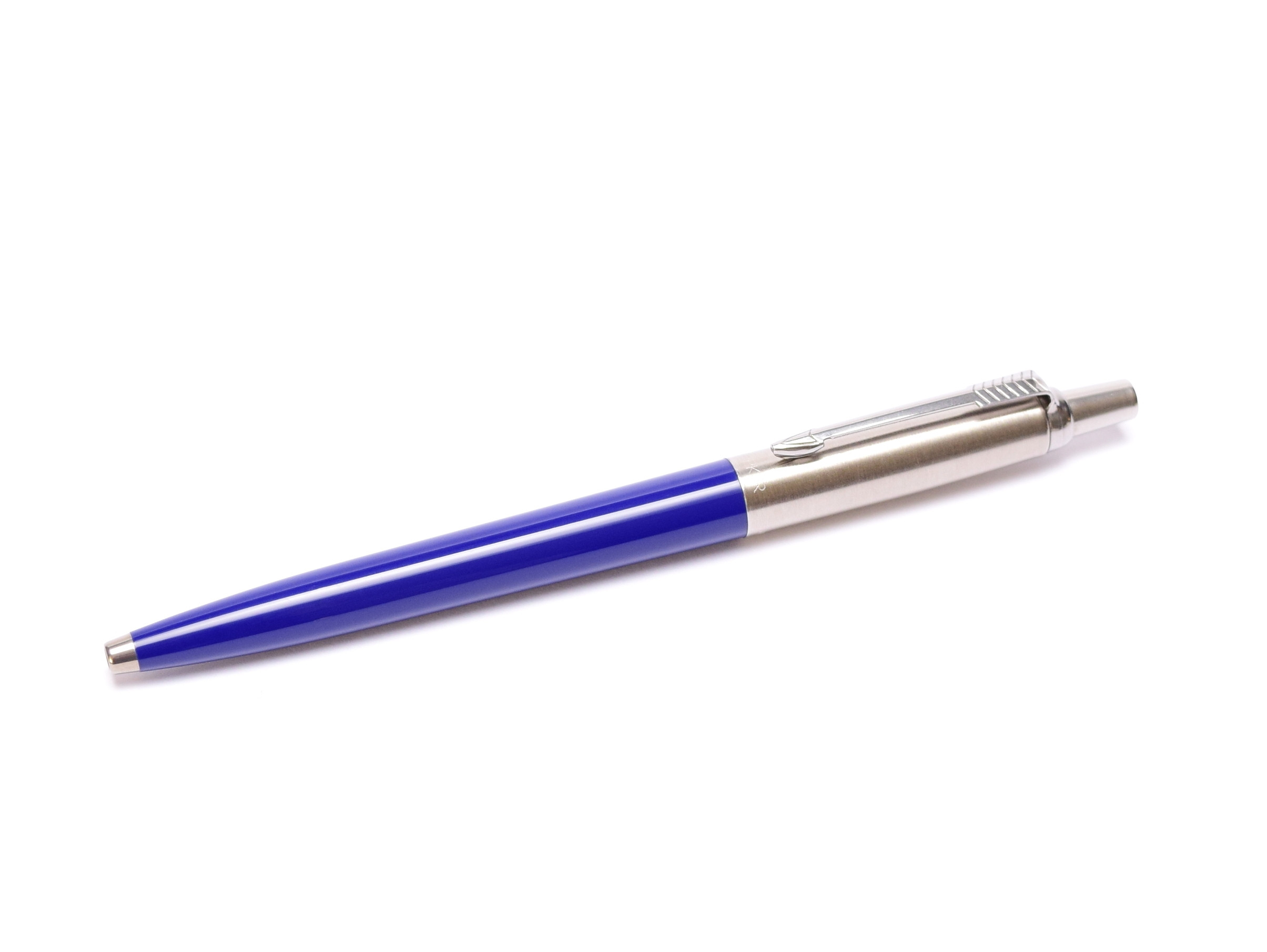 Parker Jotter Ballpoint Pen Medium Nib 0.7 mm Stainless Steel Barrel Blue  Ink - Office Depot